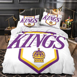 Laden Sie das Bild in den Galerie-Viewer, Los Angeles Kings Bedding Set Quilt Duvet Cover Without Filler