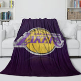 Load image into Gallery viewer, Los Angeles Lakers Blanket Flannel Throw Room Decoration
