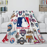 Load image into Gallery viewer, Major League Baseball MLB Blanket Flannel Throw Room Decoration