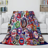 Load image into Gallery viewer, Major League Baseball MLB Blanket Flannel Throw Room Decoration