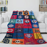 Load image into Gallery viewer, Major League Baseball MLB Blanket Flannel Throw Room Decoration