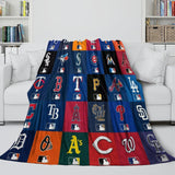 Load image into Gallery viewer, Major League Baseball MLB Blanket Flannel Throw Room Decoration