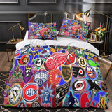 Load image into Gallery viewer, Major League Baseball MLB Duvet Cover Bedding Set Without Filler
