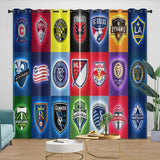 Load image into Gallery viewer, Major League Soccer MLS Curtains Blackout Window Drapes Room Decoration