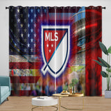 Load image into Gallery viewer, Major League Soccer MLS Curtains Blackout Window Drapes Room Decoration