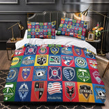 Load image into Gallery viewer, Major League Soccer MLS Duvet Cover Bedding Set Without Filler