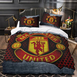 Load image into Gallery viewer, Manchester United Football Club Bedding Set Quilt Cover Without Filler