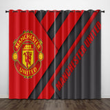 Load image into Gallery viewer, Manchester United Football Club Curtains Pattern Blackout Window Drapes
