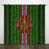Load image into Gallery viewer, Manchester United Football Club Curtains Pattern Blackout Window Drapes