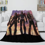 Load image into Gallery viewer, Masked Rider Blanket Flannel Throw Room Decoration
