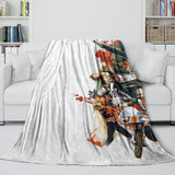 Load image into Gallery viewer, Masked Rider Blanket Flannel Throw Room Decoration
