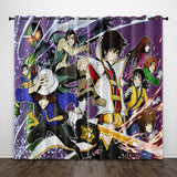 Load image into Gallery viewer, Masked Rider Curtains Pattern Blackout Window Drapes
