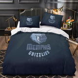 Load image into Gallery viewer, Memphis Grizzlies Bedding Set Duvet Cover Without Filler
