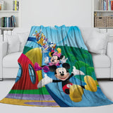 Charger l&#39;image dans la visionneuse de la galerie, Mickey Mouse Club House Blanket Flannel Throw Room Decoration