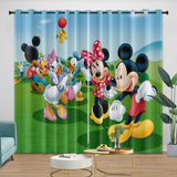 Carica l&#39;immagine nel visualizzatore Galleria, Mickey Mouse Club House Curtains Kids Blackout Window Drapes
