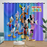 Carica l&#39;immagine nel visualizzatore Galleria, Mickey Mouse Club House Curtains Kids Blackout Window Drapes