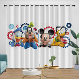 Carica l&#39;immagine nel visualizzatore Galleria, Mickey Mouse Club House Curtains Kids Blackout Window Drapes