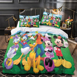 Laden Sie das Bild in den Galerie-Viewer, Mickey Mouse Club House Duvet Cover Bedding Set Without Filler