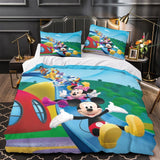 Laden Sie das Bild in den Galerie-Viewer, Mickey Mouse Club House Duvet Cover Bedding Set Without Filler