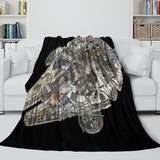 Load image into Gallery viewer, Millennium Falcon Blanket Flannel Throw Room Decoration