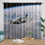 Laden Sie das Bild in den Galerie-Viewer, Millennium Falcon Curtains Blackout Window Drapes