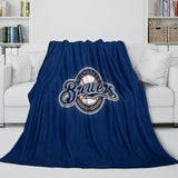 Load image into Gallery viewer, Milwaukee Brewers Blanket Flannel Throw Room Decoration