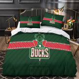 Load image into Gallery viewer, Milwaukee Bucks Bedding Set Duvet Cover Without Filler