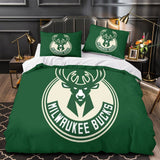 Load image into Gallery viewer, Milwaukee Bucks Bedding Set Duvet Cover Without Filler