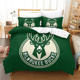 Load image into Gallery viewer, Milwaukee Bucks Bedding Set Duvet Cover Without Filler