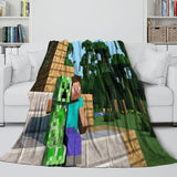 Laden Sie das Bild in den Galerie-Viewer, Game Pattern Minecraft Blanket Flannel Throw Room Decoration