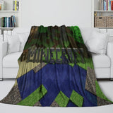 Laden Sie das Bild in den Galerie-Viewer, Minecraft Blanket Flannel Throw Kids Room Decoration