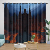 Laden Sie das Bild in den Galerie-Viewer, Minecraft Curtains Blackout Window Drapes Kids Room Decoration