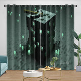 Laden Sie das Bild in den Galerie-Viewer, Minecraft Curtains Blackout Window Drapes Kids Room Decoration