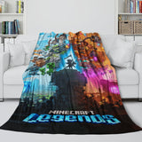Load image into Gallery viewer, Minecraft Legends Blanket Flannel Throw Room Decoration