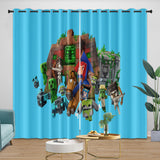 Load image into Gallery viewer, Minecraft Legends Curtains Blackout Window Drapes Room Decoration