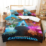 Laden Sie das Bild in den Galerie-Viewer, Minecraft Legends Duvet Cover Bedding Set Without Filler