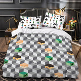 Carica l'immagine nel visualizzatore Galleria, Minecraft Pattern Duvet Cover Kids Room Bedding Sets