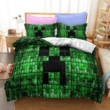 Carica l'immagine nel visualizzatore Galleria, Minecraft Pattern Duvet Cover Kids Room Bedding Sets