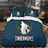Carica l&#39;immagine nel visualizzatore Galleria, Minnesota Timberwolves Bedding Set Duvet Cover Without Filler
