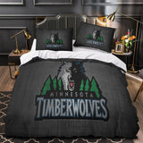 Carica l&#39;immagine nel visualizzatore Galleria, Minnesota Timberwolves Bedding Set Duvet Cover Without Filler