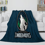 Laden Sie das Bild in den Galerie-Viewer, Minnesota Timberwolves Decke Flanell Fleece Überwurf Raumdekoration