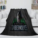 Laden Sie das Bild in den Galerie-Viewer, Minnesota Timberwolves Decke Flanell Fleece Überwurf Raumdekoration