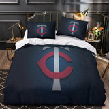 Laden Sie das Bild in den Galerie-Viewer, Minnesota Twins Bedding Set Quilt Cover Without Filler