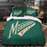Load image into Gallery viewer, Minnesota Wild Bedding Set Quilt Duvet Cover Without Filler