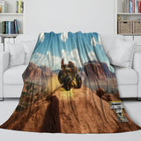 Load image into Gallery viewer, Monster Jam Steel Titans Truck Blanket Flannel Fleece Throw