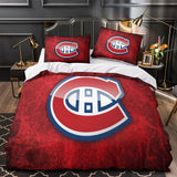 Load image into Gallery viewer, Montreal Canadiens Bedding Set Quilt Duvet Cover Without Filler