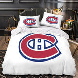 Load image into Gallery viewer, Montreal Canadiens Bedding Set Quilt Duvet Cover Without Filler