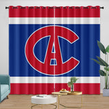 Load image into Gallery viewer, Montreal Canadiens Curtains Blackout Window Drapes Room Decoration