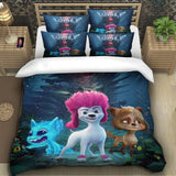 Laden Sie das Bild in den Galerie-Viewer, Film 200 % Wolf Bettwäsche Set Muster Bettbezug ohne Füllstoff