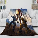 Load image into Gallery viewer, Movie Bumblebee Blanket Flannel Throw Kids Room Decoration